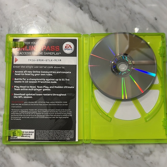 XBOX 360 Madden 🏈 NFL 12 be - Picture 4 of 4